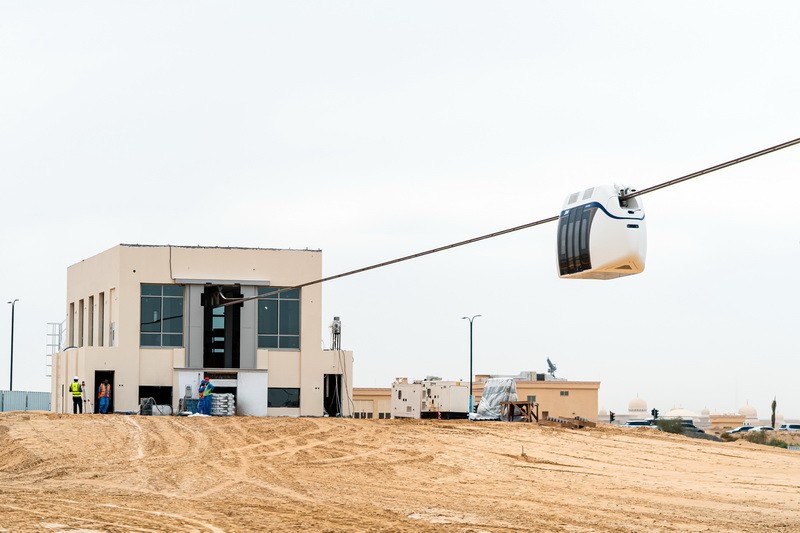 Công nghệ skyway chạy thử nghiệm tại trung tâm đổi mới skyway tại Sharjah