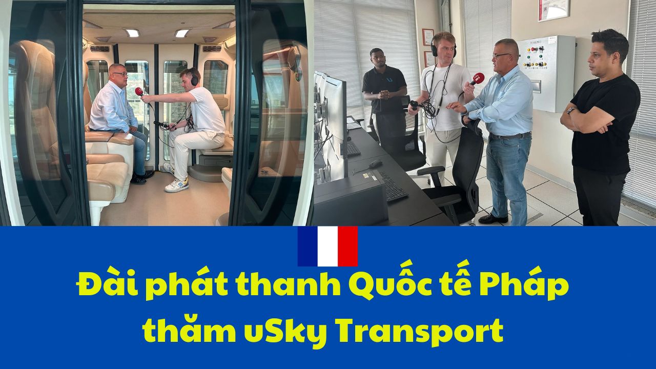 Đài phát thanh Quốc tế Pháp thăm uSky Transport